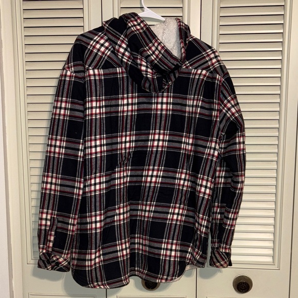 Boston Traders Plaid Hooded Jacket - Picture 5 of 6